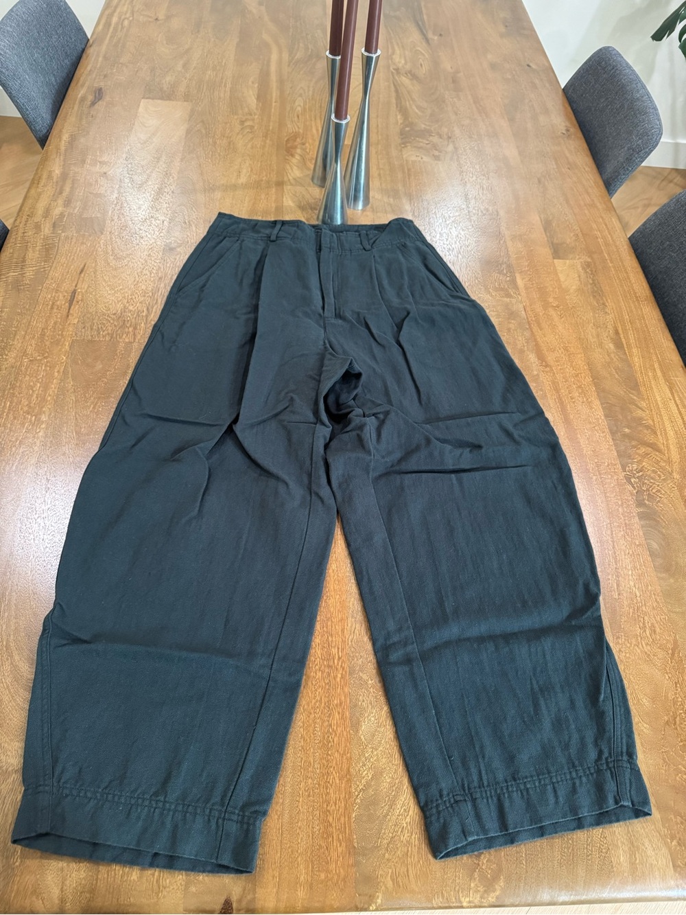 Apiece Apart Bari Crop Trouser - Forest - Picture 3 of 11